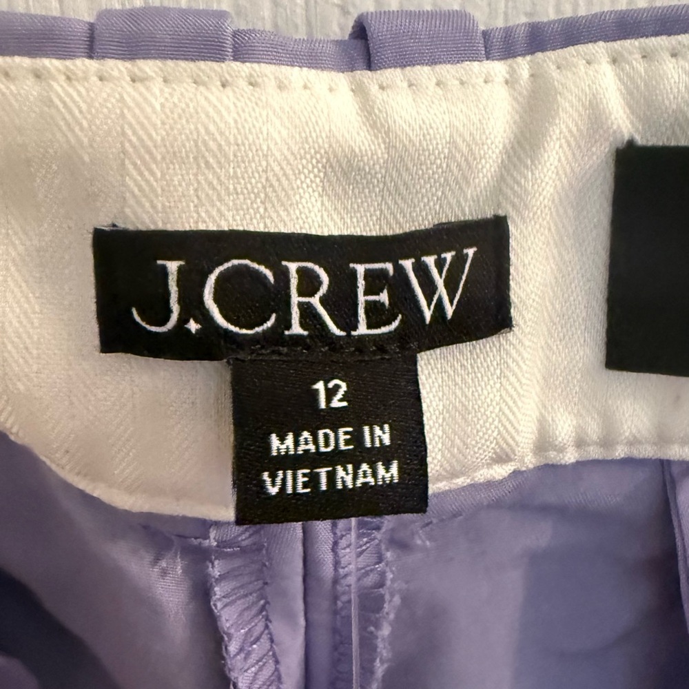J. Crew Lavender Straight-Leg Women's Pants - Picture 5 of 6